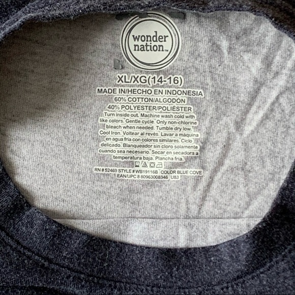 Wonder Nation Pocket T-shirt, size XL - Picture 2 of 3